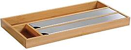 Kesper 58041 Folienspender, Bambus, Natur