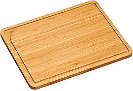 Kesper 58122 Schneidebrett 40x30x1,6cm aus Bambus, 