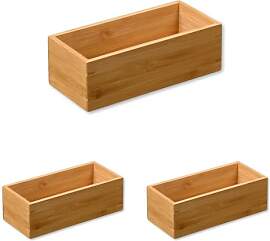 Kesper Aufbewahrungsbox aus Bambus, Farbe: Braun,
