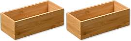 Kesper Aufbewahrungsbox aus Bambus, Farbe: Braun,