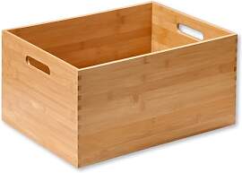 Kesper Aufbewahrungsbox aus Bambus, Farbe: Braun,