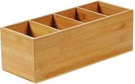 Kesper Besteckkasten braun Bambus B/H/L: ca.