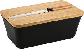 Kesper | Brotbox mit Messer, Material: Kunststoff, 
