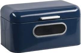 Kesper Brotkasten blau Metall B/H/L: ca.