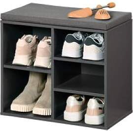 Kesper Schuhregal grau Spanplatte B/H/L: ca.