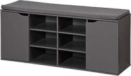 Kesper Schuhregal grau Spanplatte B/H/T: ca.