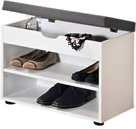 Kesper Schuhregal weiß Spanplatte B/H/L: ca.