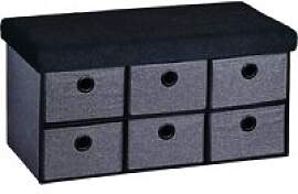 Kesper Sitzbank grau B/H/L: ca. 37,5x10x77 cm