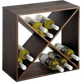 Kesper Weinregal stapelbar natur Holz B/H/T: ca.