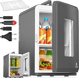 KESSER® 2in1 Mini Kühlschrank Kühlbox 15 Liter
