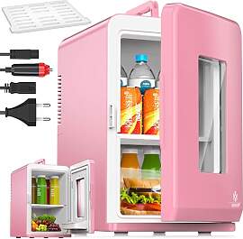 KESSER® 2in1 Mini Kühlschrank Kühlbox 15 Liter