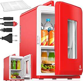 KESSER® 2in1 Mini Kühlschrank Kühlbox 15 Liter