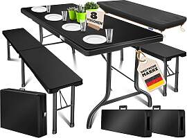 KESSER® Bierzeltgarnitur 3er Set, Klapptisch + 2X 