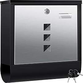 KESSER® Briefkasten Edelstahl mit Zeitungsfach