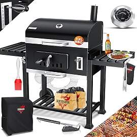 KESSER® Holzkohlegrill XXL Grillwagen Set mit