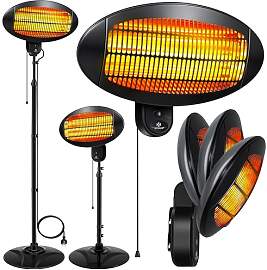 KESSER® Infrarot Wickeltischstrahler Wärmelampe