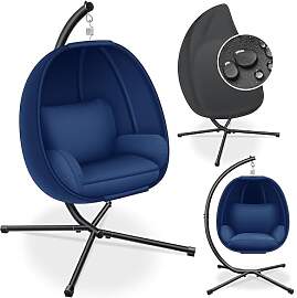 KESSER® Luxe Hängesessel mit Gestell + weiches