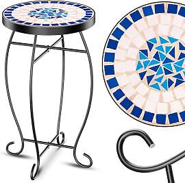 KESSER® Mosaiktisch Bistrotische Blumenhocker