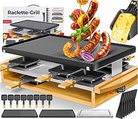 KESSER® Raclette-Grill mit Naturgrillstein,