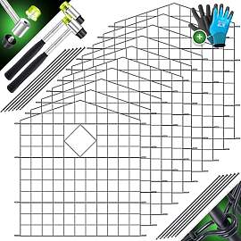 KESSER® Teichzaun Gartenzaun Steckzaun