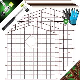 KESSER® Teichzaun Gartenzaun Steckzaun
