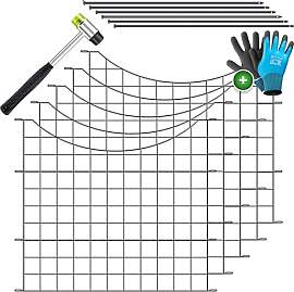 KESSER® Teichzaun Gartenzaun Steckzaun