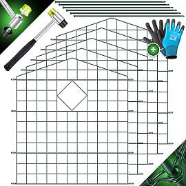 KESSER® Teichzaun Gartenzaun Steckzaun