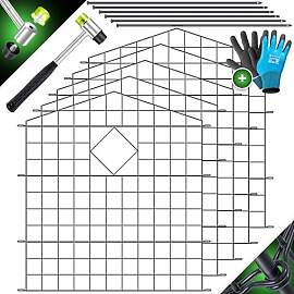 KESSER® Teichzaun Gartenzaun Steckzaun
