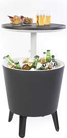 Keter Cool Bar, grau/weiß, Cocktailtisch,