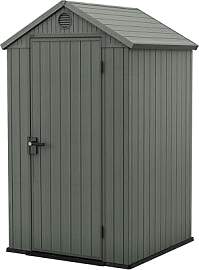 Keter Darwin 4 x 4, Gerätehaus, Holzoptik, Grün, 