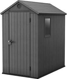 Keter Gerätehaus Darwin 4x6, Grau, Außenmaße