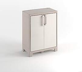 Keter Gulliver Kunststoffschrank niedrig, beige,