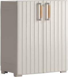 Keter Kunststoffschrank Groove beige Kunststoff