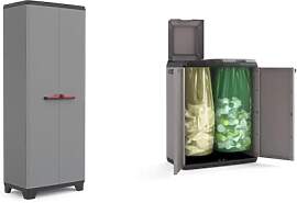 Keter Stilo Kunststoffschrank/Besenschrank,