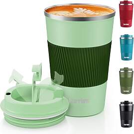KETIEE Kaffeebecher to go,380ml Thermobecher