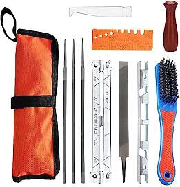 Kettensägen Schärffeilen Kit 11pcs Universal