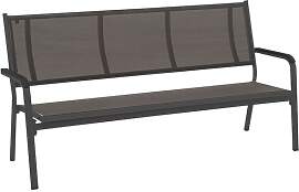Kettler Basic Plus Gartenbank Aluminium/Textilene