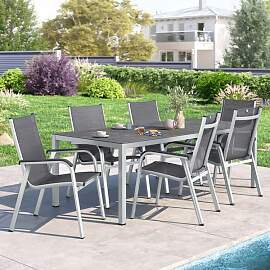 Kettler Basic Plus Gartenmöbel-Set L (6 Plätze)