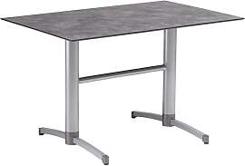 Kettler Tube Klapptisch 120x80cm Aluminium/HPL