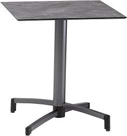 Kettler Tube Klapptisch 70x70cm Aluminium/HPL