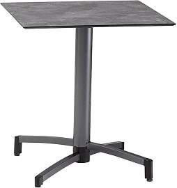 Kettler Tube Klapptisch 80x80cm Aluminium/HPL
