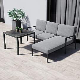 Kettler Zenith Dininglounge Tisch 95x95cm
