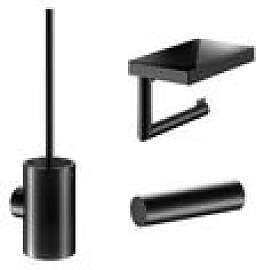 Keuco Reva WC Accessoires Set 3 in 1, schwarz