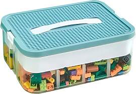 Keyacht Aufbewahrungsbox mit Deckel für Lego