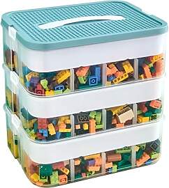 Keyacht Aufbewahrungsbox mit Deckel für Lego