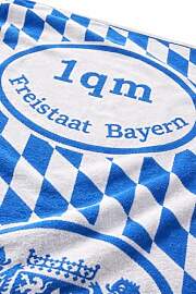 KH-Haushaltshandel Frottier Duschtuch, Motiv: 1qm