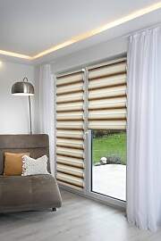 K-Home® Klemmfix Doppelrollo Madrid ohne Bohren
