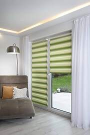 K-Home® Klemmfix Doppelrollo Madrid ohne Bohren