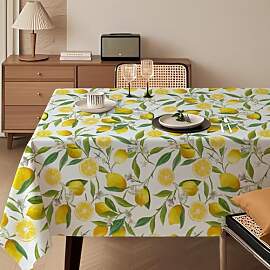 Kiatuniya Tischdecke 100x140cm Zitronen Modern