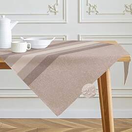 Kiatuniya Tischdecke Abwaschbar Braun Tischdecken